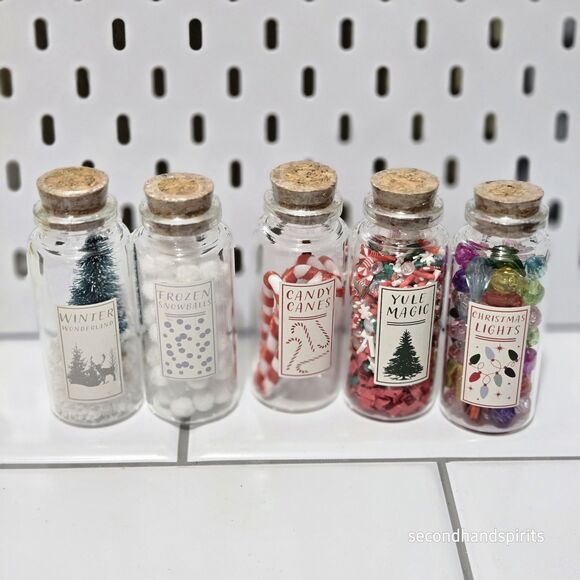 Target Bullseye Full Set Holiday / Christmas Themed Mini Collectible Bottles - Picture 3 of 3